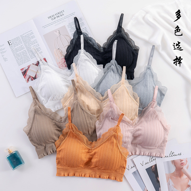 Lace Bralette Set - 3D Sexy Lingerie reggiseno sportivo senza