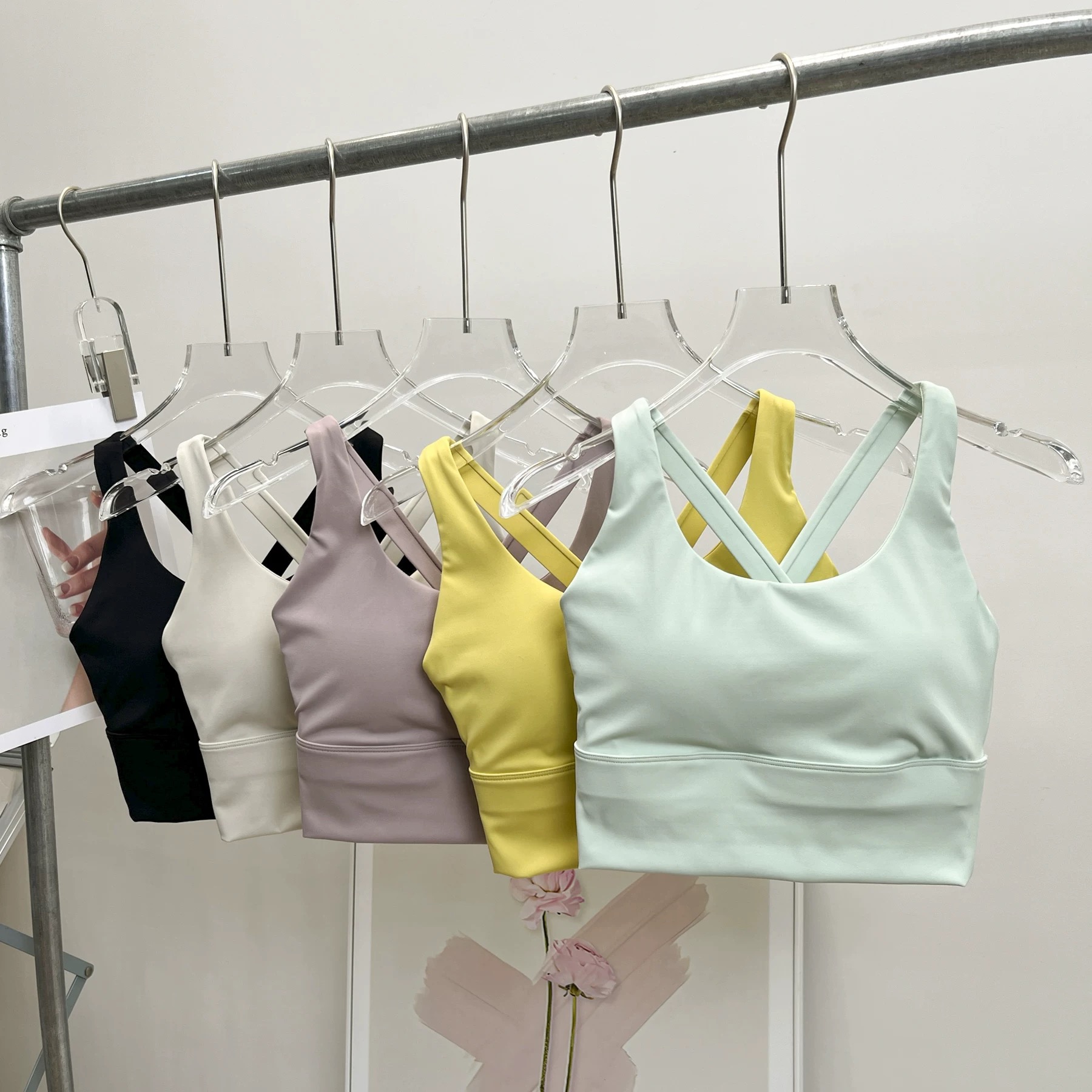 Plunge Bra Push Up - Reggiseno antiurto per corsa e yoga