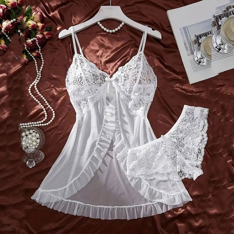 Morbido pigiama da notte trasp - Sheer Mesh Bra recensione e prezzo